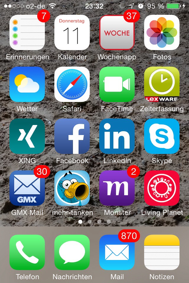 wochenapp screenshot